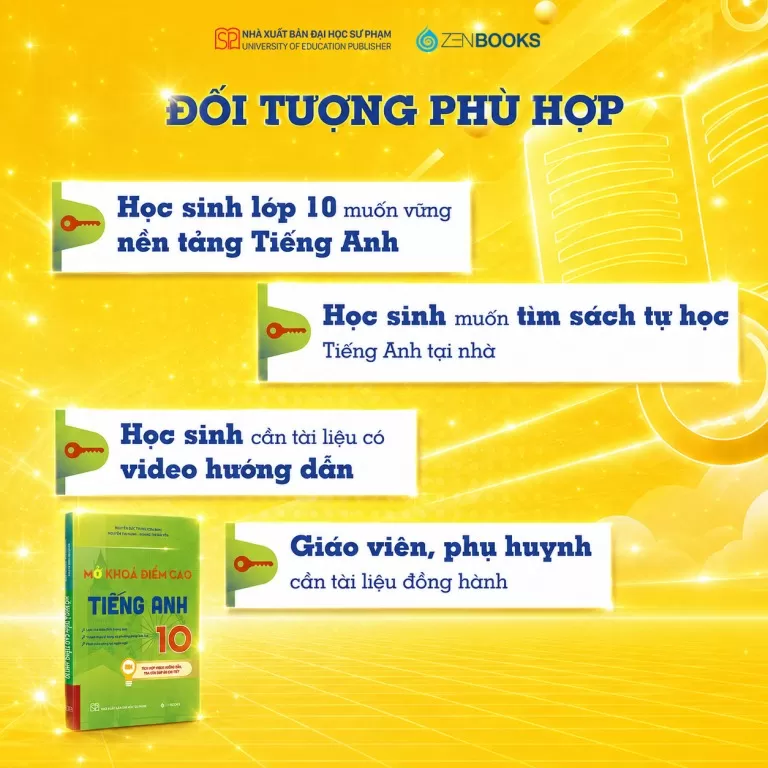 MỞ KHÓA ĐIỂM CAO TIẾNG ANH LỚP 10